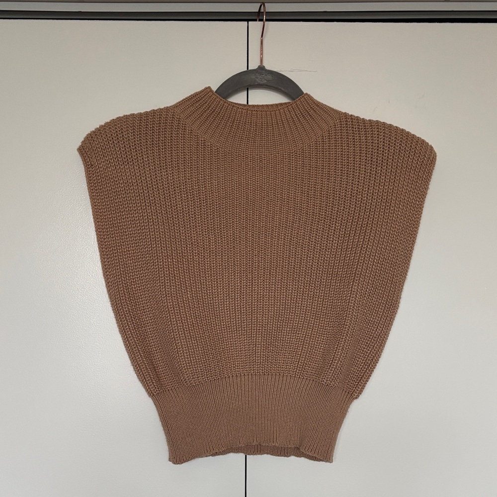 Cider Tan Women's Sleeveless Sweater